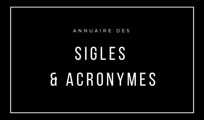 Annuaire des sigles