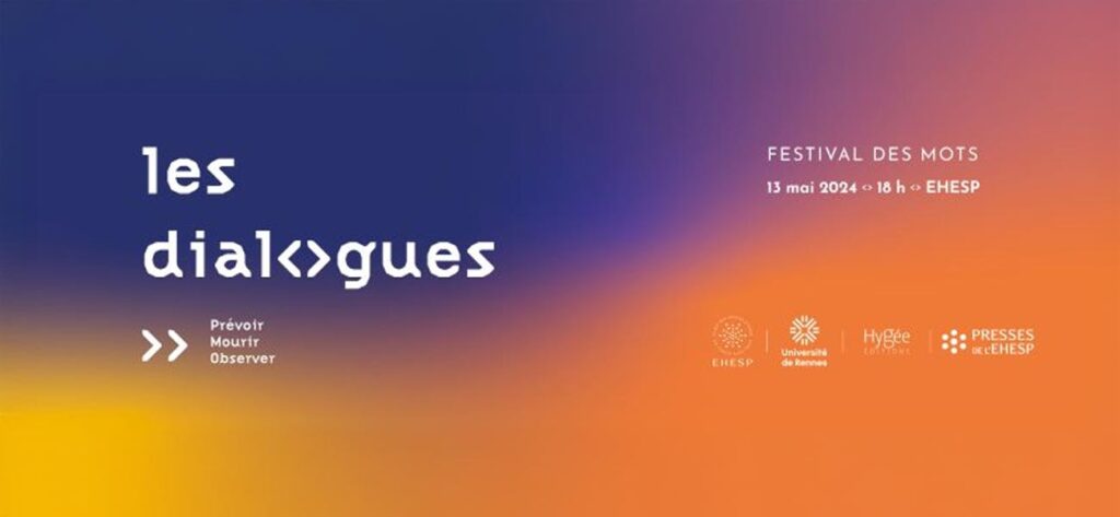 Affiche du Festival des mots Les Dialogues 2024